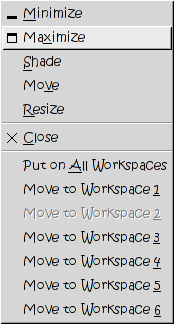 Metacity window menu